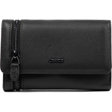 Grande Gerçek Deri Kadın Cüzdanı Orta Boy Hakiki Deri