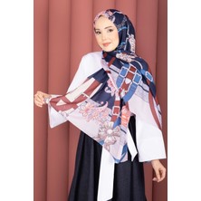 ECN Kemer Desen Premium Şal Serisi Pudra