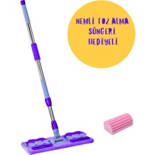 Normadia Çok Amaçlı Teleskopik Mandallı Mop Seti, Yedek Bez ve Toz Alma Süngeri