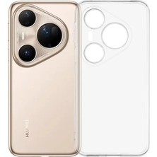 Nanospace Huaweı Pura 80 Ultra Ile Uyumlu Yüksek Kalite Silikon Şeffaf Kılıf