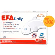New Life Efa Daily 30 Kapsül - 3 Adet (90 Kapsül)