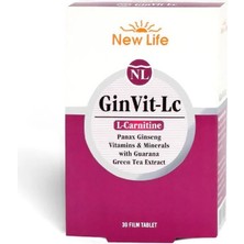New Life Ginvit Lc 30 Tablet - Dezenfektan Hediyeli (%72 Alkol)