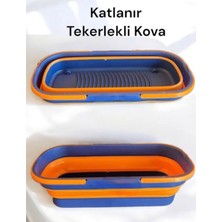 Normadia Katlanabilir 12L Çok Amaçlı Tekerlekli Mop Kovası, Pratik ve Hafif