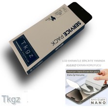 Tkgz iPhone 15 Pro Max LCD Ekran Dokunmatik Service Pack + Nano Ekran Koruyucu