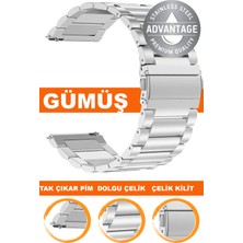  20mm-22mm-24mm saatlerle uyumlu dolgu çelik metal saat kordonu kayışı m09sgg4-s