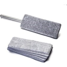 Normadia Yüksek Kaliteli Mikrofiber Mop Bezi, 12X33 Cm, Gri, Yedek Parça