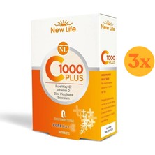New Life C 1000 Plus 30 Tablet - 3 Adet (90 Tablet)