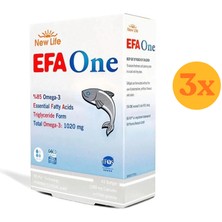 New Life Efa One 45 Kapsül - 3 Adet (135 Kapsül) - Dezenfektan Hediyeli (%72 Alkol)