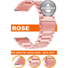  20mm-22mm-24mm saatlerle uyumlu dolgu çelik metal saat kordonu kayışı m09sgg4-r