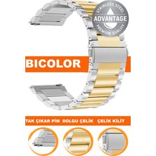  20mm-22mm-24mm saatlerle uyumlu dolgu çelik metal saat kordonu kayışı m09sgg4-bc