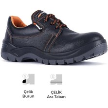 Mekap Jüpiter 106 S3 Src Baskılı Deri Çelik Burun Çelik Ara Taban Iş Ayakkabısı