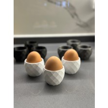 Öztürk Makine 3'lü Modern Desenli Yumurtalık Seti Beyaz