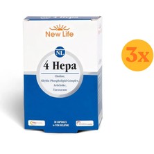 New Life 4 Hepa 30 Kapsül - 3 Adet (90 Kapsül)