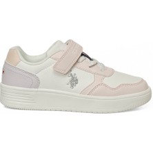 U.s. Polo Assn. Coster Jr 6fx Beyaz Kız Çocuk Sneaker
