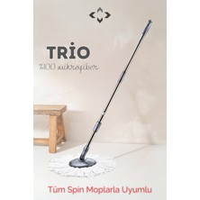 Normadia Pratik Temizlik Seti, Sopa, Mop Bezi, Tüm Spin Moplarla Uyumlu