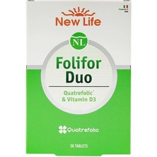 New Life Folifor Duo 30 Tablet - Dezenfektan Hediyeli (%72 Alkol)