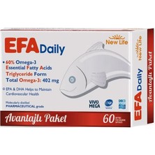 New Life Efa Daily 60 Kapsül