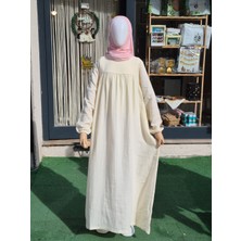 Nurul Kisve Hac Umre ve Günlük Müslin Çocuk Elbisesi