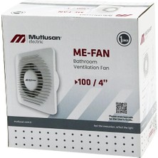 Veralya MUTLUSAN-001 211 000 100 00 00 Me-Fan 1004&AMP;QUOT;BANYO Tuvalet Havalandırma Aspiratörü 12W 2450RPM 100M3/H