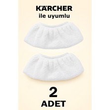 Normadia Karcher Buharlı Temizlik Makinesi Uyumlu El Aparatı ve Mop Bezi 2'li Set