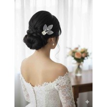 2li Gelin Tokası, Gelin Aksesuarı, Gelin Tacı, 2li Gelin Tokası, Inci Detaylı Toka, Söz, Nişan, Isteme