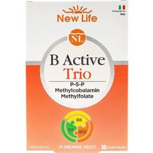 New Life B Active Trio Dil Altı 30 Tablet
