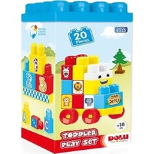 Veyla Style 20 Parça Yol ve Blok Seti Eğitici ve Öğretici Oyuncak