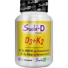 Suda Vitamin Suda-D D3+K2 60 Kapsül