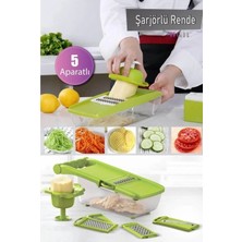 Bulut Fonksiyonlu Şarjörlü 5 Aparatlı Rende