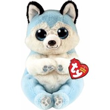 Najmaddin Ty Beanie Babies Mavi Peluş Husky Köpek Thunder 15 cm