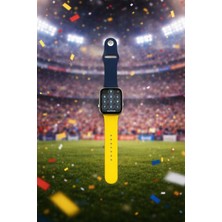 bbtech Appl Watch 42/44/45/46/49MM SERIES11/10/9/8/7/ULTRA3-2/SE3-2 Uyumlu Taraftar Silikon Kordon