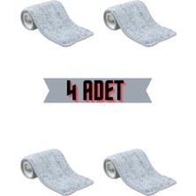 Normadia Yüksek Kaliteli Mikrofiber Tablet Mop Bezi 4'lü Set