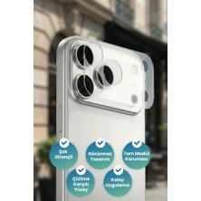 Blueo iPhone 17 Pro Max Uyumlu Görünmez Darbe Emici Lens Modülü Koruma Filmi