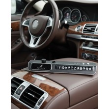 İlkyaz Fashion Araç Içi LED Park Telefon Numarası Göstergesi Ön Cam Uyumlu 2 Koku Hediyeli ILKYZ-KRGRS34