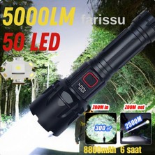 farissu SMALL SUN 50W 5000 Lümen 26800 Model 8800 mah pil 1,5 ile 2 Km Menzilli 10 saat çalışma süresi