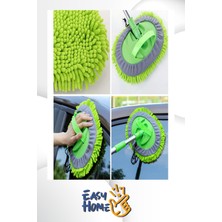 Normadia Yumuşak Mikrofiber Oto Temizlik Fırçası ve Yıkama Mopu Seti
