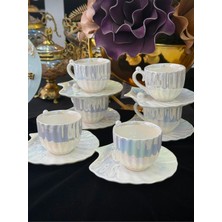 Deco Vien Incili Porselen Kahve Fincan Takımı