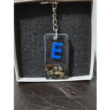 Miina Aksesuar Epoksi Izminize Özel Harf Anahtarlık