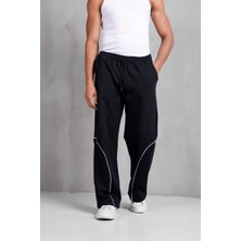 Dark Moda Erkek Oval Şeritli Oversize Baggy Eşofman