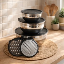 Arow 9 Prç Karıştırma Kabı Rendeli