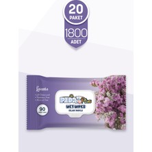 Pedo Lavanta Kokulu Islak Mendil 90'lı 20 Paket