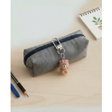 Winy Concept Tüylü Ayıcık Peluş Anahtarlık - Sevimli Ayı Figürlü Çanta Aksesuarı, Anahtar Süsü ve Hediyelik