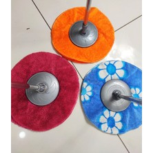 Normadia Döner Başlıklı Havlu Mop Yedeği, 3'lü Set, Temizlik Kolaylığı