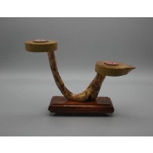 Wood Askania Ahşap Mumluk