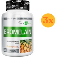 Suda Bigjoy Vitamin Bromelain Ananas Içerikli 60 Tablet - 3 Adet (180 Tablet)