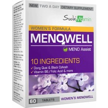 Suda Vitamin Women Formula Menowell Kadınlar Için 60 Tablet - Dezenfektan Hediyeli (%72 Alkol)
