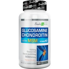Suda Vitamin Glucosamine Chondroitin Msm 90 Tablet - Dezenfektan Hediyeli (%72 Alkol)