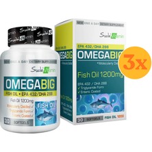 Suda Vitamin Omegabig 30 Softgel - 3 Adet (90 Softgel) - Dezenfektan Hediyeli (%72 Alkol)