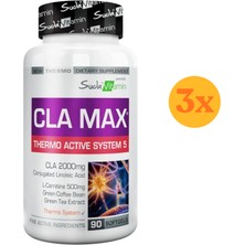 Suda Vitamin Cla Max Thermo Active System 5 90 Yumuşak Jel Kapsül - 3 Adet (270 Kapsül)