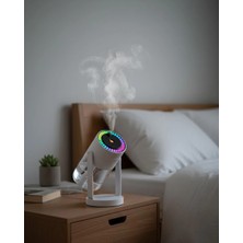 Flamex Araç ve Ev Için Hava Nemlendirici Projektörlü Sessiz Buhar